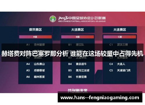 赫塔费对阵巴塞罗那分析 谁能在这场较量中占得先机