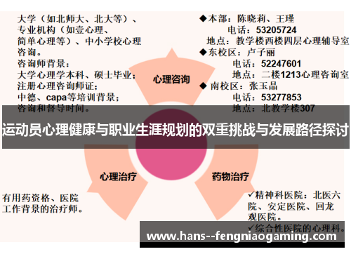 运动员心理健康与职业生涯规划的双重挑战与发展路径探讨